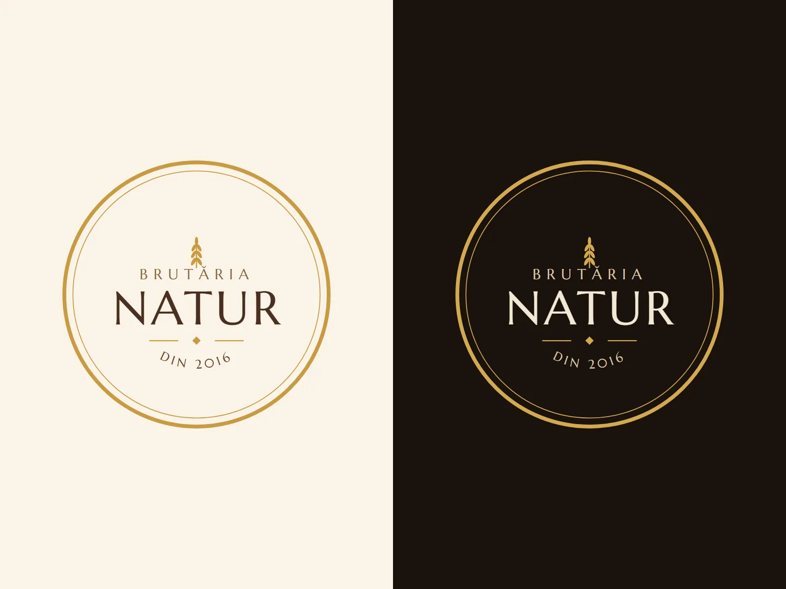 Identitate vizuală Brutăria Natur — Brutăria Natur